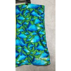 Polo Sport Ralph Lauren Swim Trunks Men XL Floral Fish AOP Surfer Board Short 44